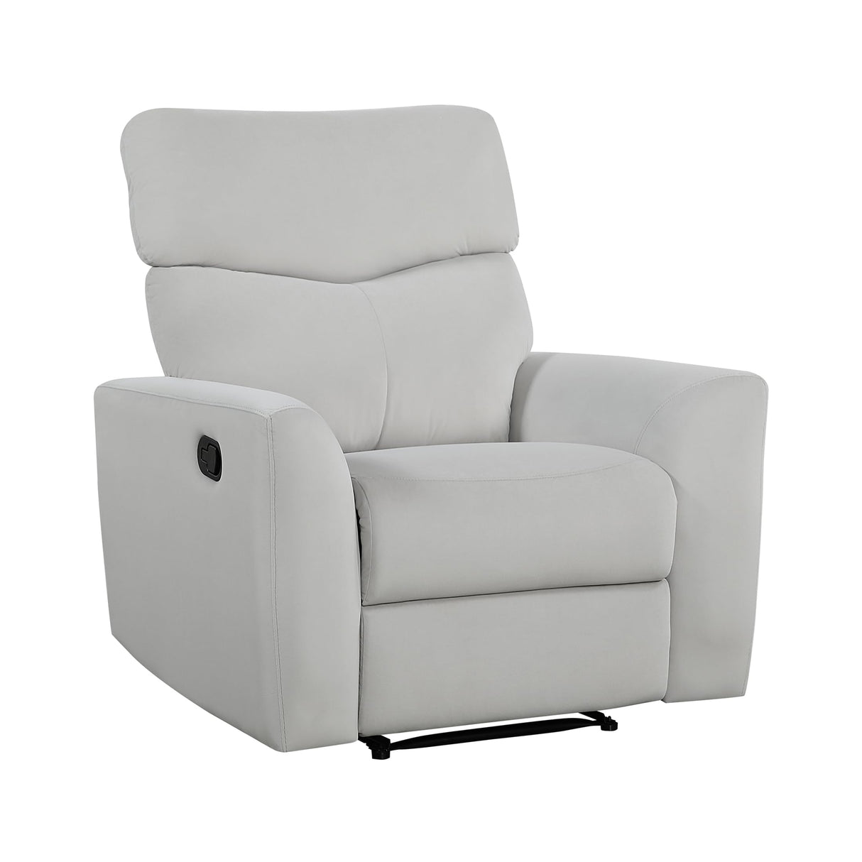 Lexicon Recliner Chair Living Room Reclining Sofa Chair, Home Theater Seating, Wall Hugger Recliner, Manual Recliner Sofa Chair for Living Room/Office/Apartment, Gray Lexicon