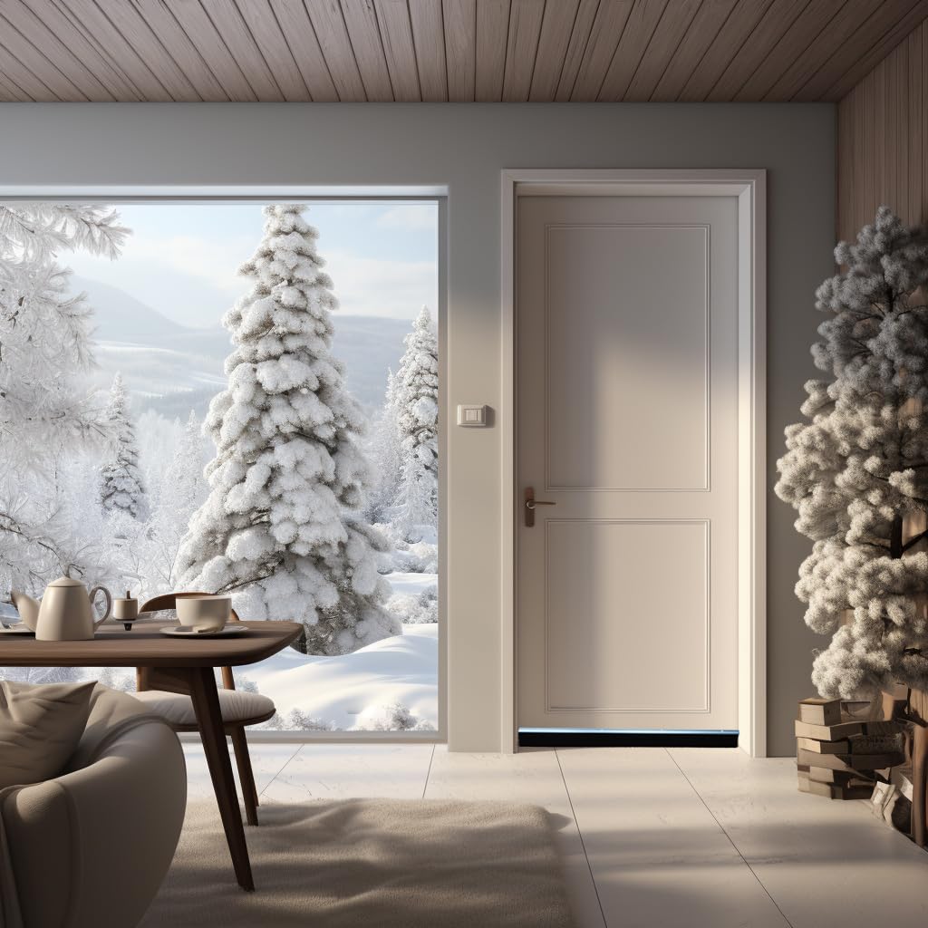 Retsun 9 Sets 2.5 x 39.37 (100CM) Inches Door Brush Sweeps Seal Garage Door Seals Garage Roll Up Door Brush Sweep Durable Easy Mounting for Exterior Doors (9 Sets, 2.5 Inches) Retsun