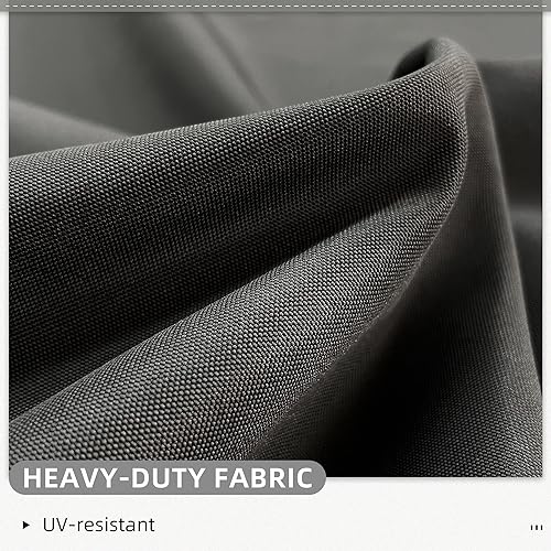 PURPLE LEAF 10' x 13' Outdoor Retractable Pergola Heavy-Duty Aluminum White Pergola with Sun Shade Canopy Patio Modern Shelter for Garden Yard Deck Grape Trellis, Grey PURPLE LEAF