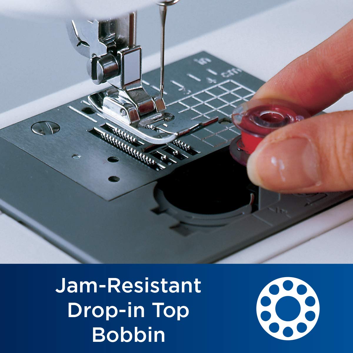 Brother Sewing and Quilting Machine, XR3774, 37 Built-in Stitches, Wide Table, 8 Included Sewing Feet Brother