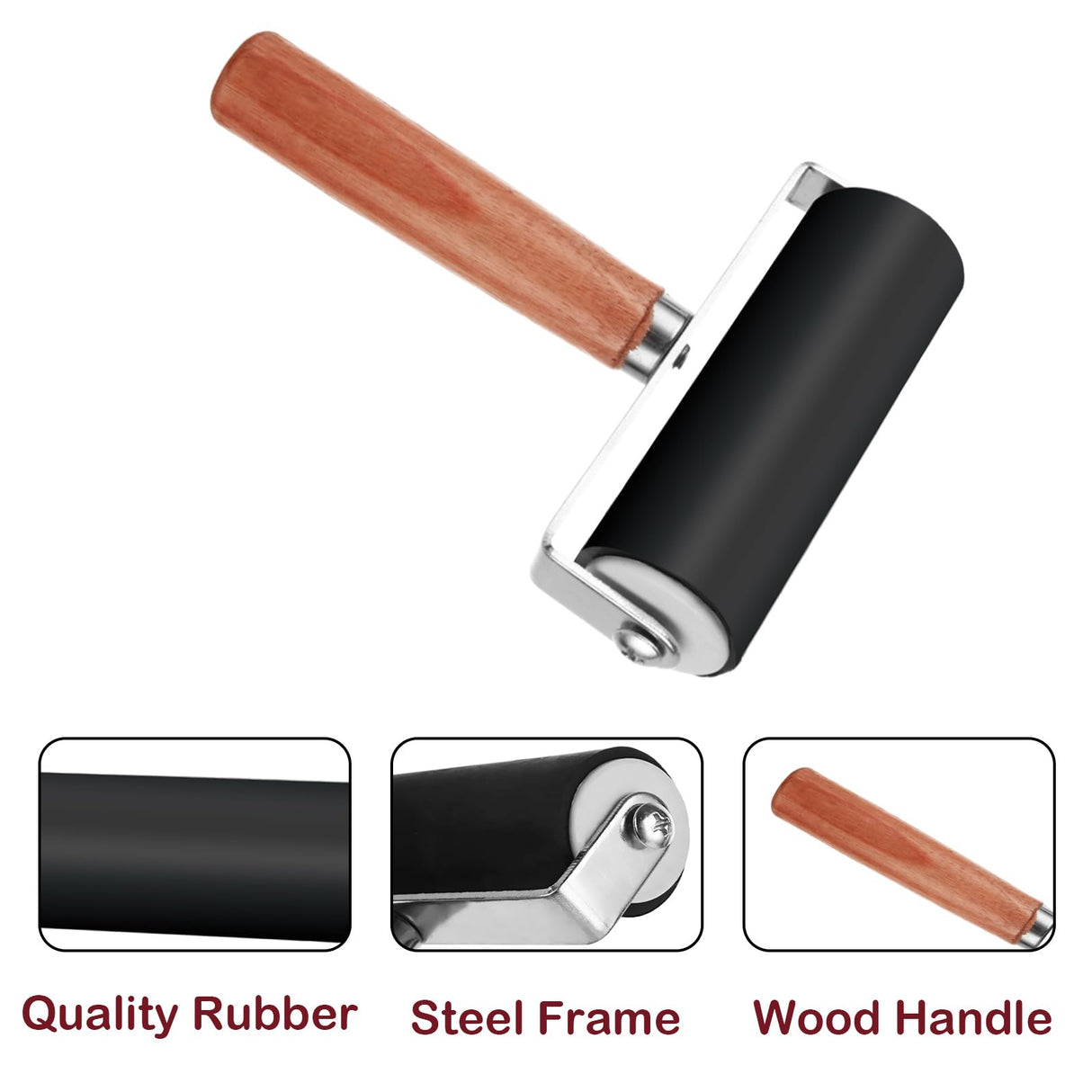 FVIEXE 8PCS 4x6 Inch Linoleum Carving Blocks for Printmaking, Rubber Linocut Block Stamp Making Kit with Wood Carving Tools and Rubber Brayer Roller, Soft Stamp Carving Kit for DIY Crafts FVIEXE