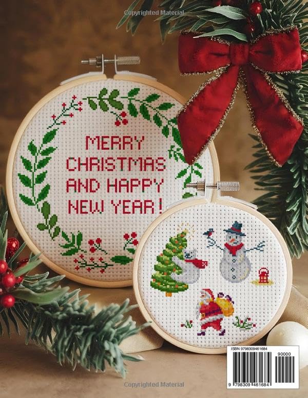Christmas Cross Stitch Patterns: Discover endless holiday inspiration with over 300 easy-to-follow patterns for decorations, gifts, and festive projects WoodArtSupply