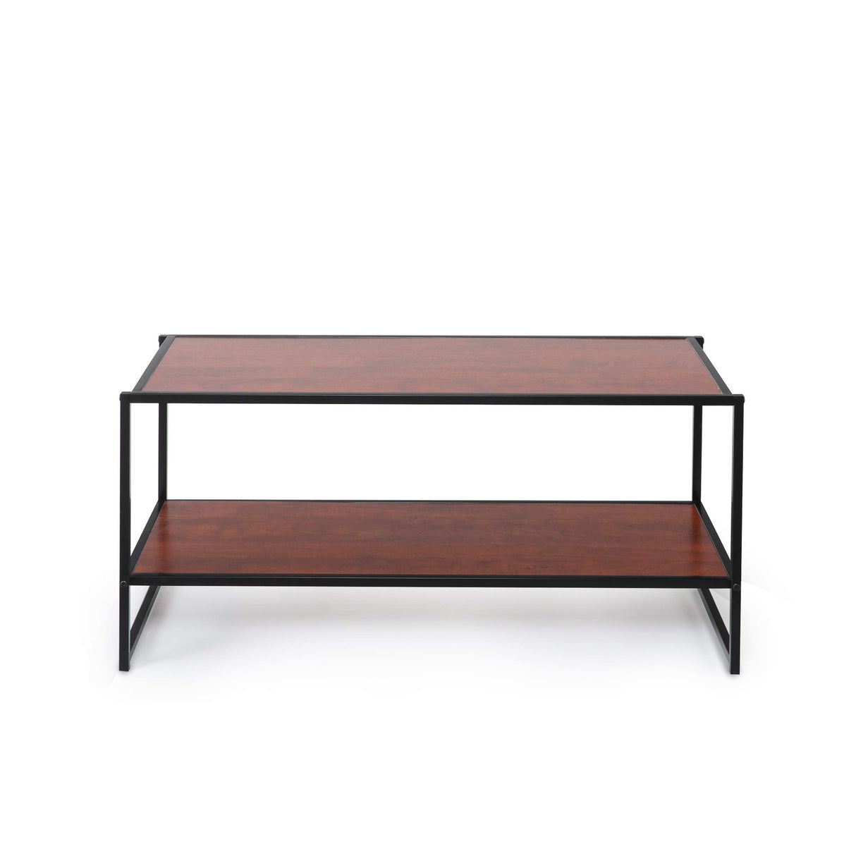 ZINUS TV Stand with Shelf, 40 Inch, Red mahogany wood grain Zinus