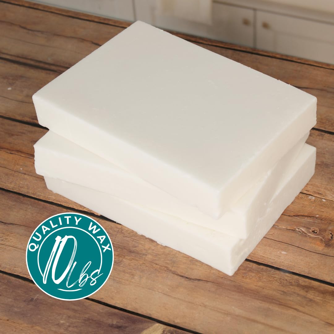 Direct Candle Supply - 10 lb Coconut Soy Candle Wax for Candle Making - Creamy Blend for High Load Fragrance Formulation Direct Candle Supply