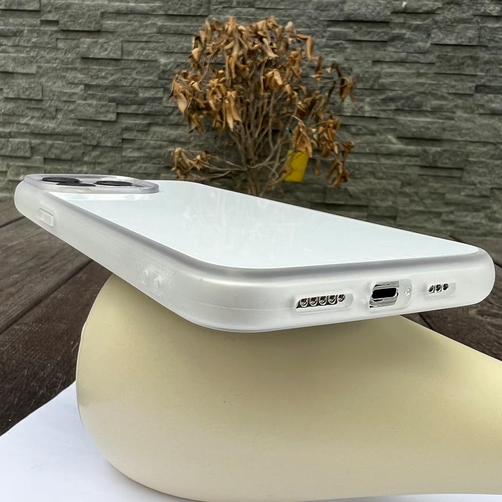 JUSTRY 5 Sets Sublimation Blanks Phone Case Bulk Covers Compatible with iPhone 15 Pro Max, 6.7-Inch, 2 in 1 2D Soft Rubber DIY Customizable Sub Cases +Aluminum Insert Matte,Easy to Sublimate Clear JUSTRY