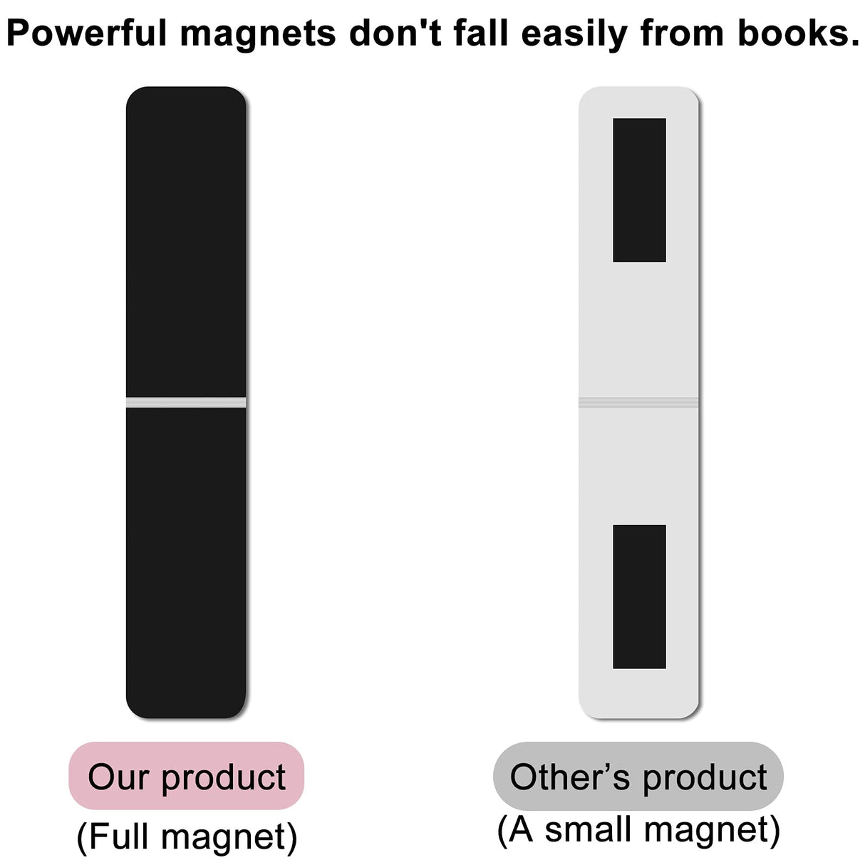 15 Pieces Bookmark, Magnetic Bookmarks for Women, Men, Book Lovers, Page Markers for Students Teachers Reading (Misty, Ocean, Emerald) Joyberg