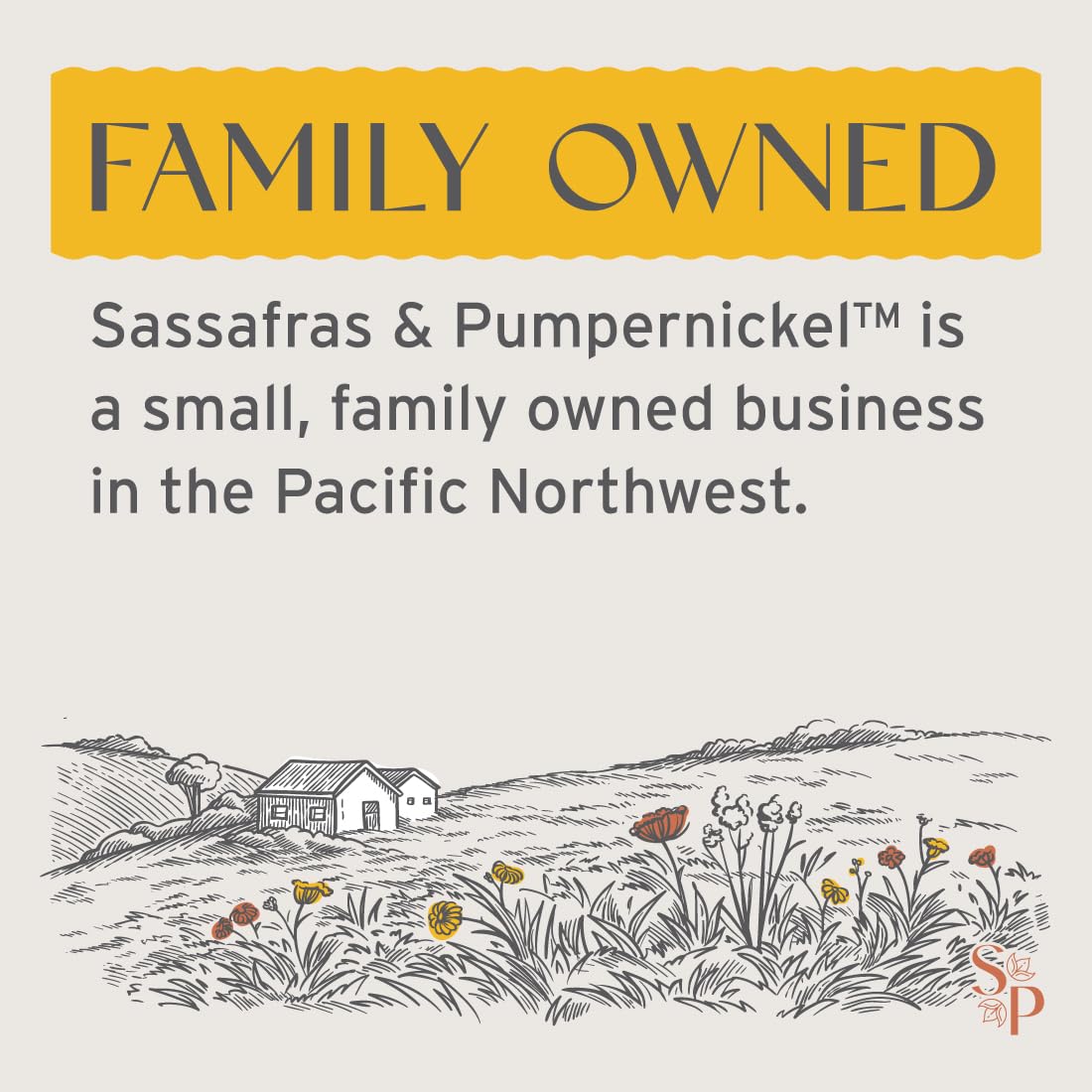 Sassafras & Pumpernickel Certified USDA Organic Chicken Nesting Herbs (16 oz, 1 Pound Bulk Bag) Aromatic Herbs for Coops and Nest Boxes, Nesting Herbs for Chicken coop, coop Refresher for Chickens Sassafras & Pumpernickel