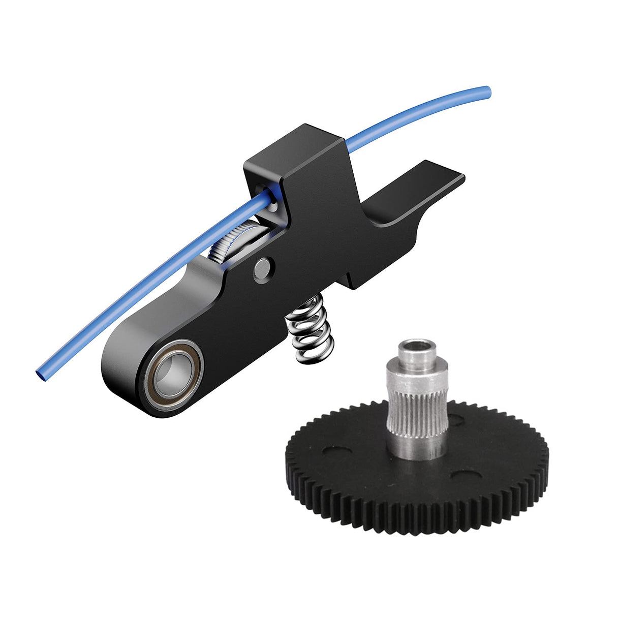 Upgraded 3D Printer Extruder Level Gear and Idler Arm with Groove for Titan Aero Prusa i3 Ultimate Artillery Hornet Sidewinder X1 X2 Genius/Pro Extruder Parts (Black) UUI UNIXYZ