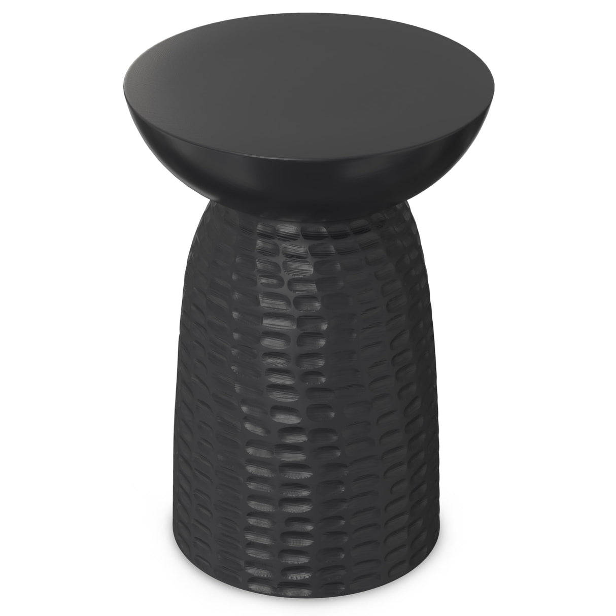 SIMPLIHOME Boyd SOLID MANGO WOOD 13 inch Wide Round Contemporary Wooden Accent Table in Black, Fully Assembled, for the Living Room and Bedroom SIMPLIHOME