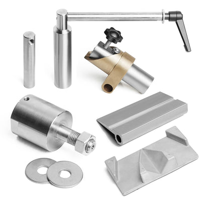 BMWOOD LG-GRIND Lathe Tool Rest Sharpening System Kit, used on Woodturning Lathe, Grinding Jig for wood chisels.