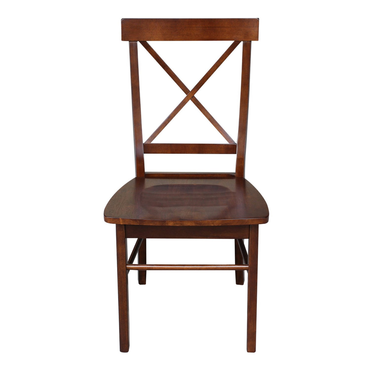 International Concepts X-Back Chair, Espresso IC International Concepts
