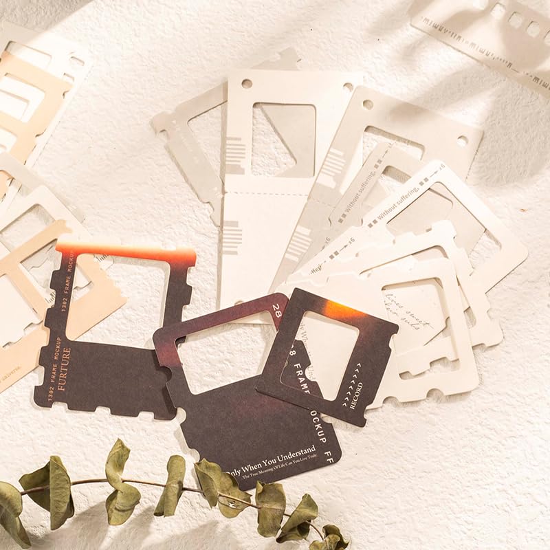Diuhofart 94Pcs Scrapbooking Supplies Kit, Old Film Strips Photo Frames for Junk Journal Supplies, Scrap Booking Cutouts Papers Scrapbook Materials, Quote Stickers for Journaling, Collage Diuhofart