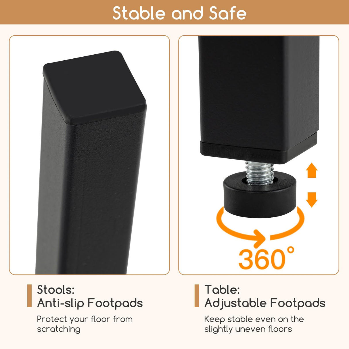 COSTWAY 3-Piece Dining Table Set, 47.5" Industrial Counter-Height Kitchen Table and 2 Bar Stools, High Top Rectangular Pub Table and Chairs for Dining Room Small Place Breakfast Nook Bistro (Grey) COSTWAY