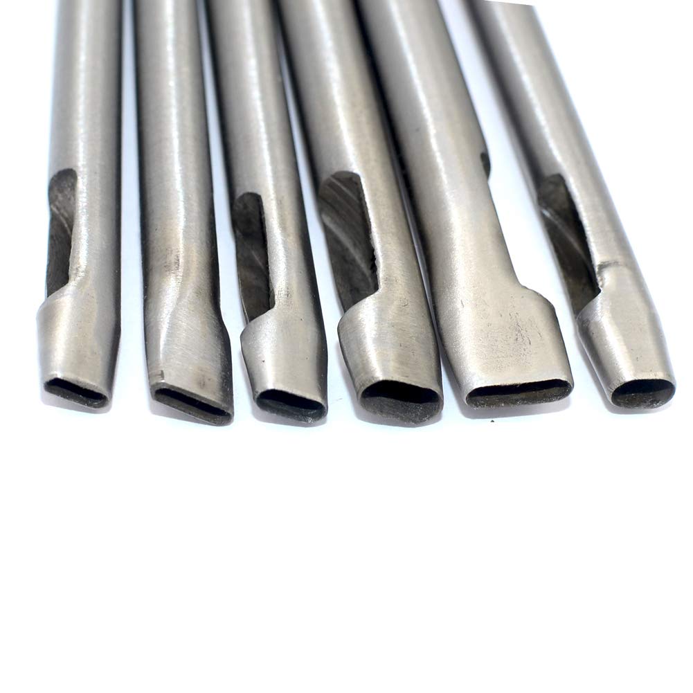 DGOL 6 Sizes Leather Oval Hole Punch Belt Hollow Punching Cutting Cutter Tool Kit DGOL
