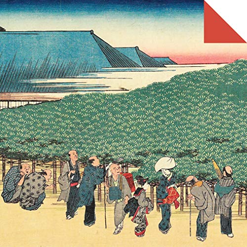 Origami Paper 200 sheets Hiroshige Prints 6 3/4" (17 cm): High-Quality Double Sided Origami Sheets With 12 Different Woodblock Prints (Instructions for 6 Projects Included) Tuttle Publishing