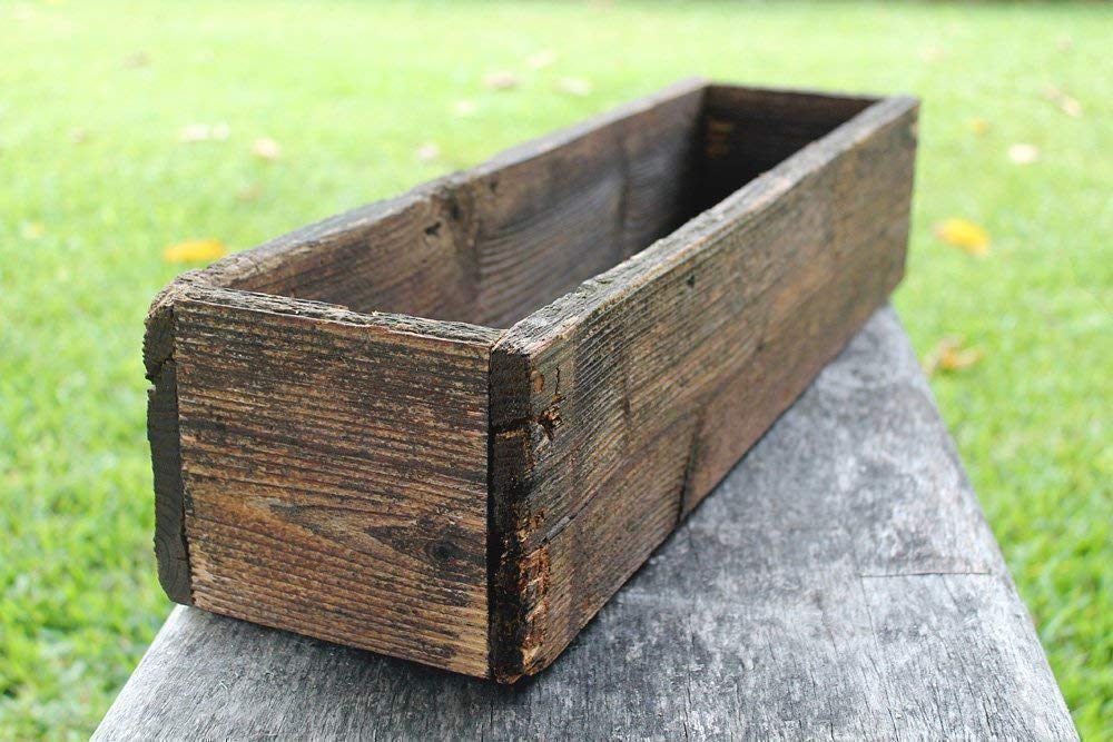 24" Rustic Planter Box (3.25-3.75"T - Short Version) Generic