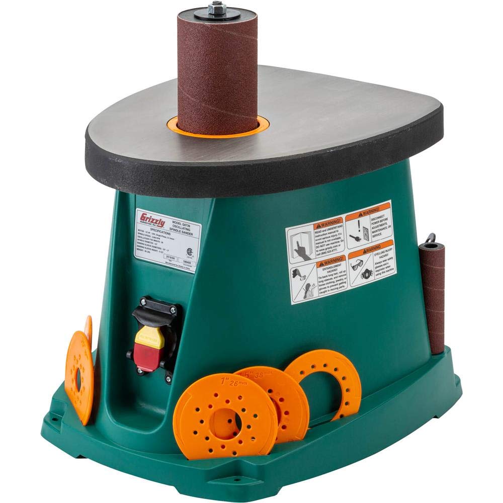 Grizzly Industrial G0739 - Benchtop 1/2 HP Oscillating Spindle Sander Grizzly Industrial