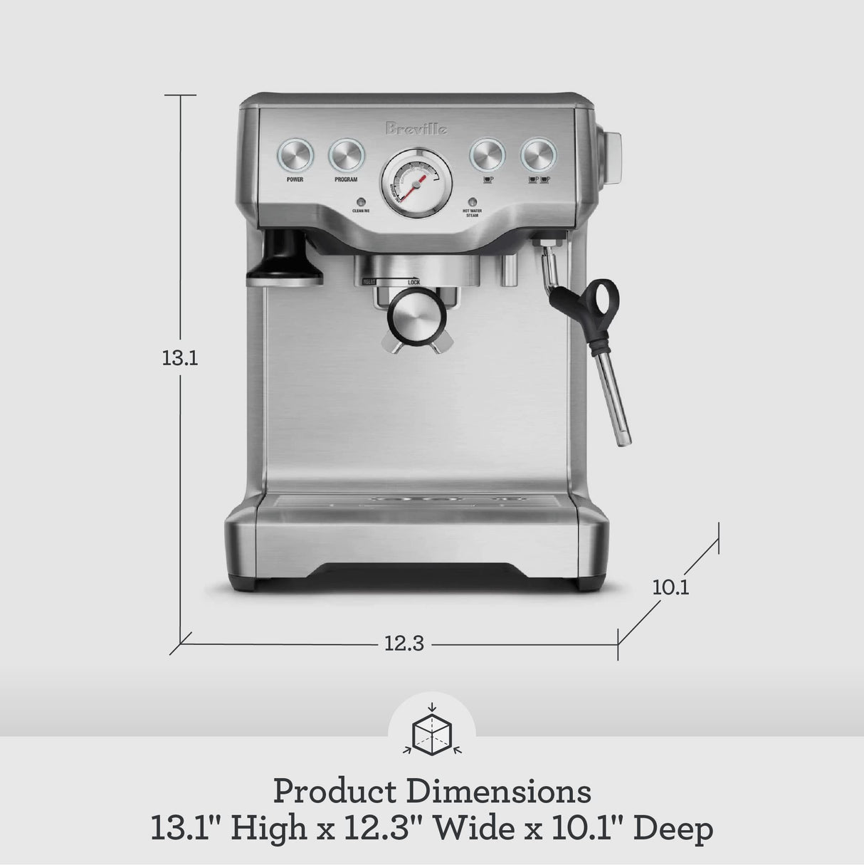 Breville Infuser Espresso Machine BES840XL, Brushed Stainless Steel Breville