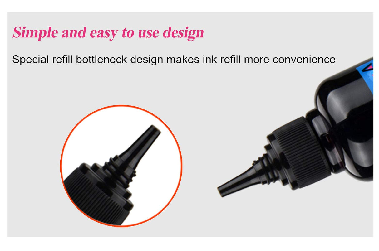 Aomya Ink Refill kit for Canon PG240 CL241 PG245 CL246 PG-243 CL-244 Refillable Ink Cartridge PIXMA MG3620 MG2522 MG2525 TS3322 4 Color Set 100ml (3BK, C, M, Y) Aomya