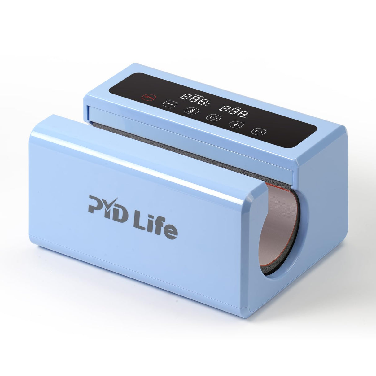 PYD Life 120 V Auto Tumbler Heat Press Machine 30 OZ 20 OZ Tumbler Mug Heat Press Touch Screen Light Blue for 10-30 OZ Sublimation Straight Tumblers Cups Mugs Printing PYD Life