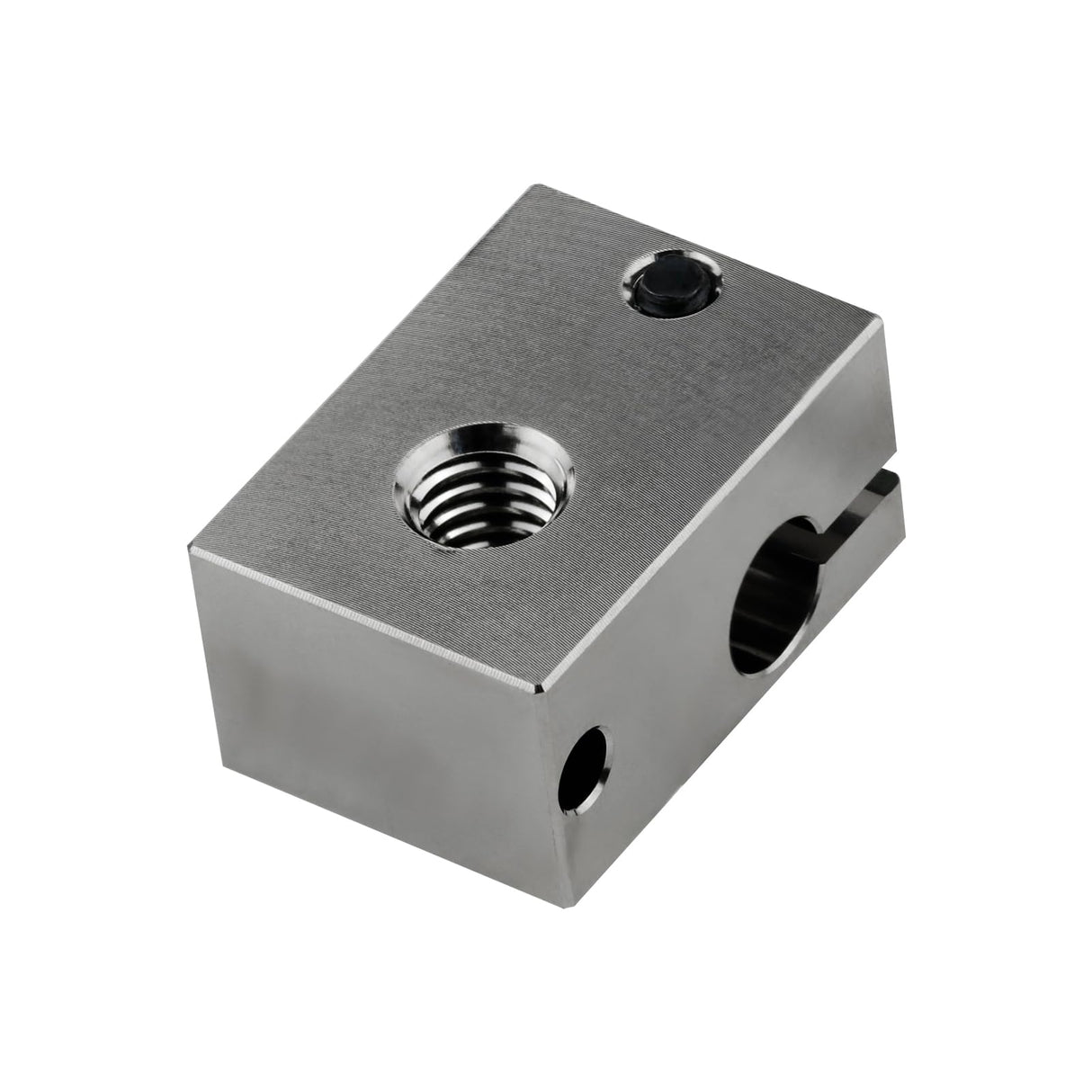 POLISI3D 500℃ High Temperature Plated Copper Heater Block Compatible with PT100 Cartridge Sensor Version V6 Hotend Titan Aero Extruder Prusa i3 MK3 MK3S 3D Printer (Copper) POLISI3D