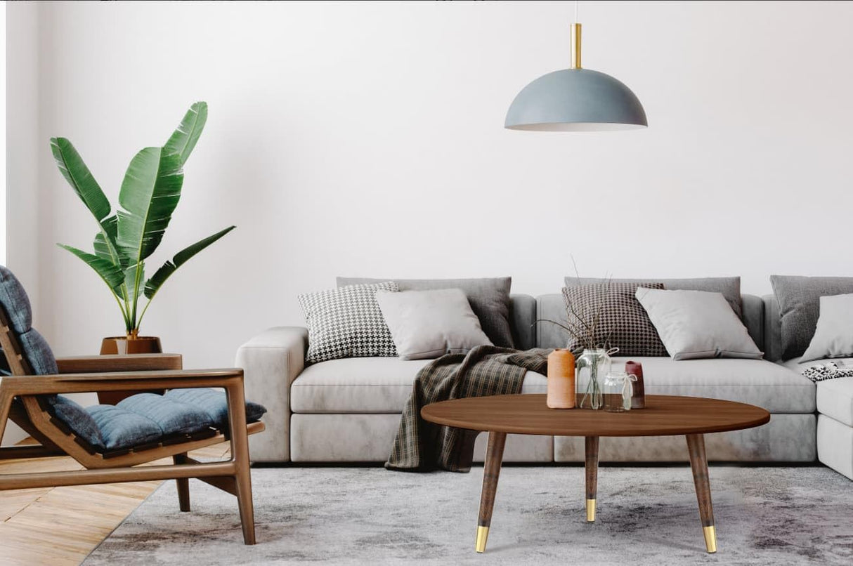 ALAMHI Wood Furniture Legs 16 inch - Coffee Table Legs - Mid Century Feet Replacement for Legs for Table - Coffee Table, Desk, Chair, Dresser, Ottoman, Cabinet, bench legs, Etc. Brown ALAMHI