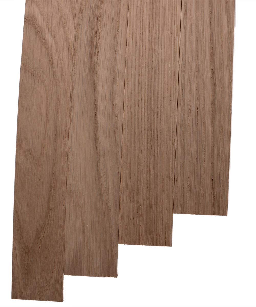 White Oak Lumber Turning Blanks (4pc) (2" x 2") (2" x 2" x 36") Barrington Hardwoods