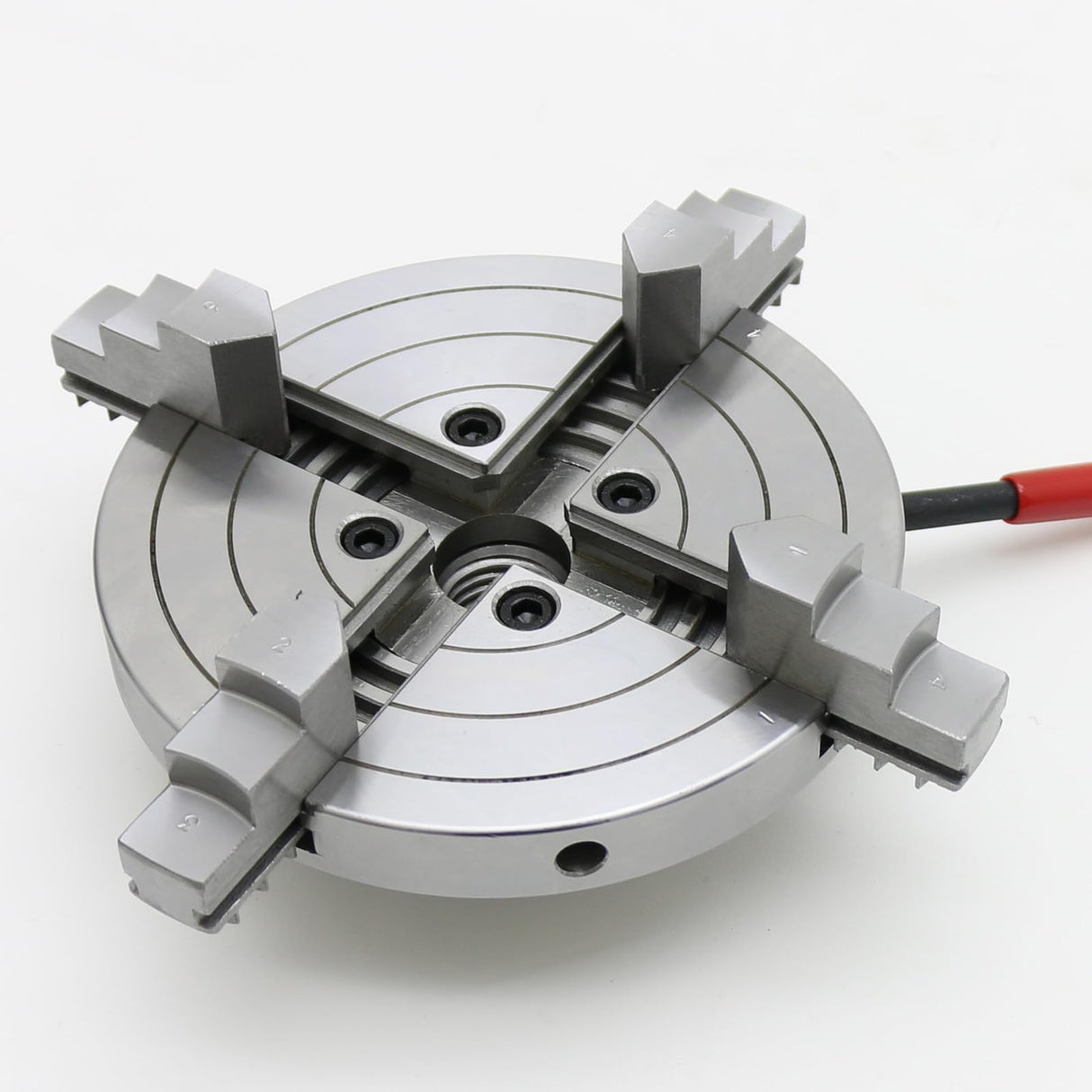 Wood Lathe Chuck, 6 inch 4 Jaws, Self-Centering Lathe Chucks for Woodturning, 4 Jaw Chuck for Wood Lathe 1 x 8TPI Thread PNBO