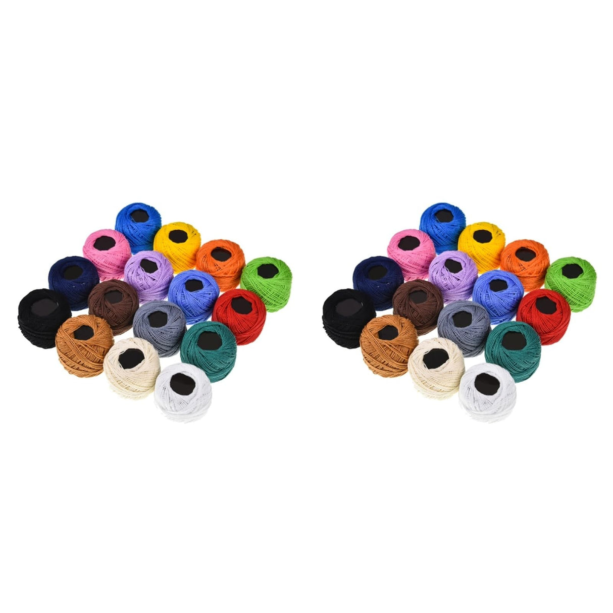 Ciieeo 32 Rolls Embroidery Floss Winder Cross Embroidery Crewel Wool Yarn Stationary Neon Embroidery Floss Beads for Jewelry Making Multicolor Yarn Embroidery Kit Thread Friendship Ciieeo