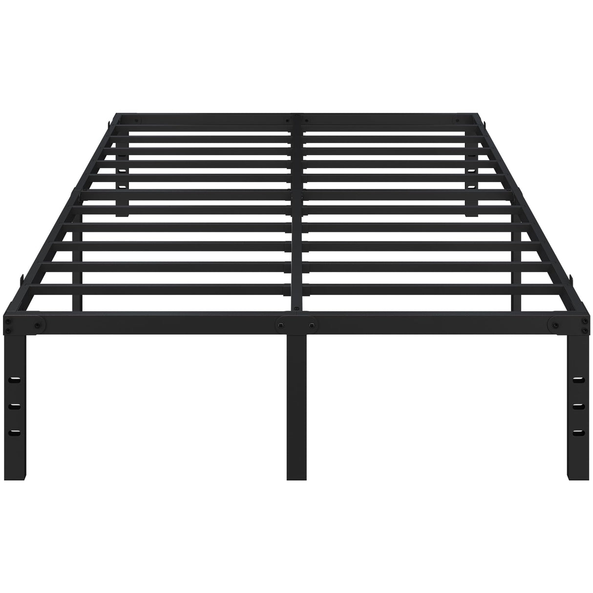 Yaheetech Full Bed Frame with Storage Space, No Box Spring Needed, 14 Inches Powerful Storage Space, Sturdy Steel Slat Support, Black Yaheetech