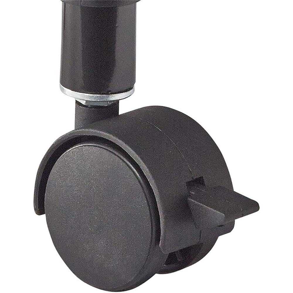 Safco Desk Side Wire Machine Stand with Wheels, 3 Tier, 200 lbs Capacity, Black Steel Frame & Multifunctional Utility Shelves. Perfect for Home, Office, Classroom & Garage Safco