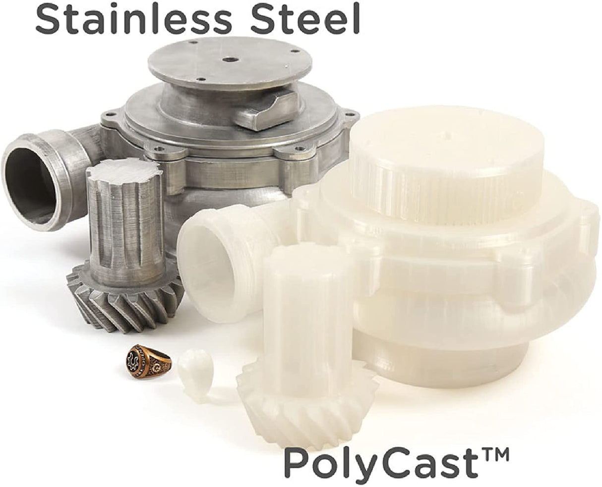 Polymaker PolyCast Filament 1.75mm for Investment Casting 0.75kg, 3D Printing Filament for Lost Wax Investment Casting, Similar to Wax Filament for Metal Casting Plaster Cleanly Burn Out POLYMAKER