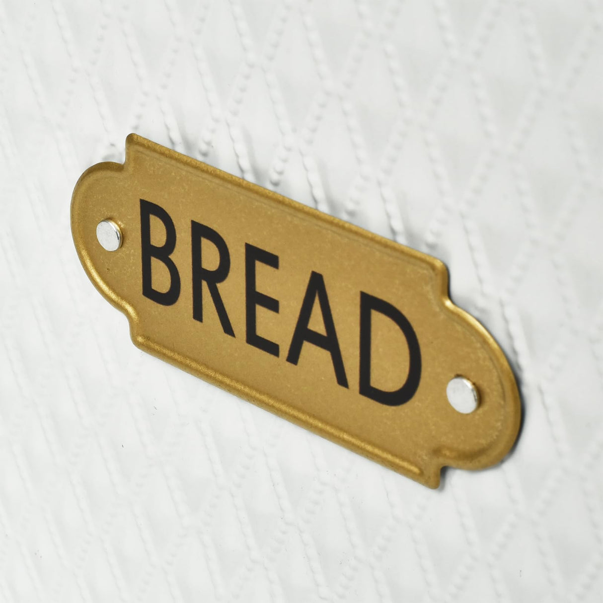 EMAX HOME Farmhouse Style Rectangle Bread Box with Wooden Lid Vertical Spacious Bread Storage Container for Kitchen Countertop White(16.5 * 9 * 6.3 Inches EMAX HOME