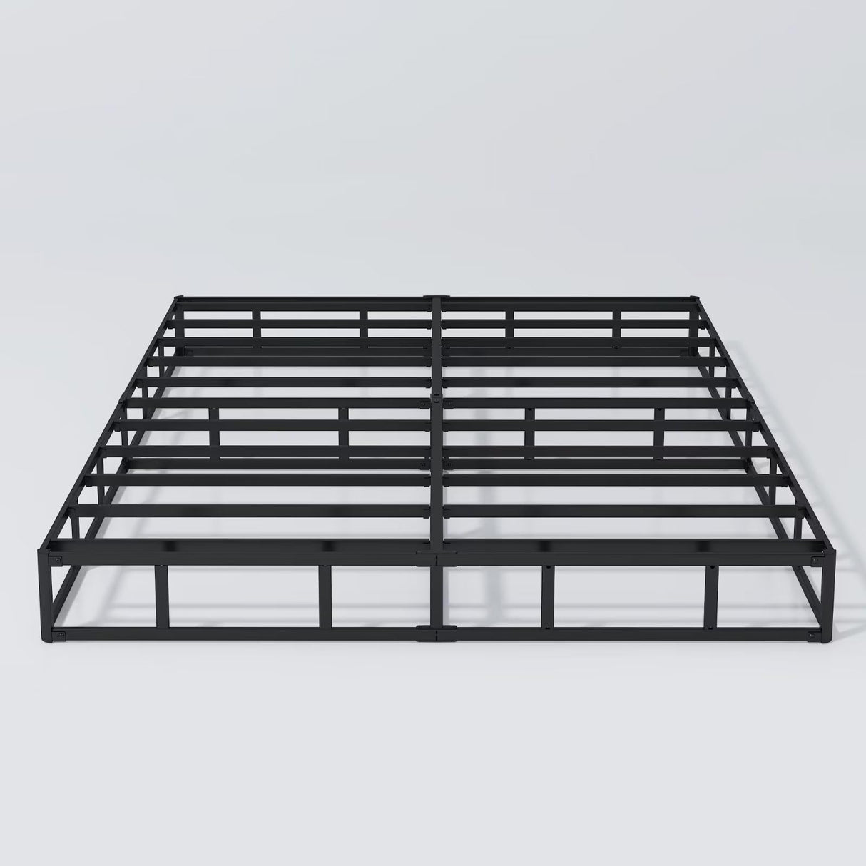 ALDRICH 7 Inch Heavy Duty Metal Box Spring Mattress Foundation 3000lbs Max Weight Capacity/Non-Slip/No Noise/Easy Assembly/Easy Clean Cover,King ALDRICH
