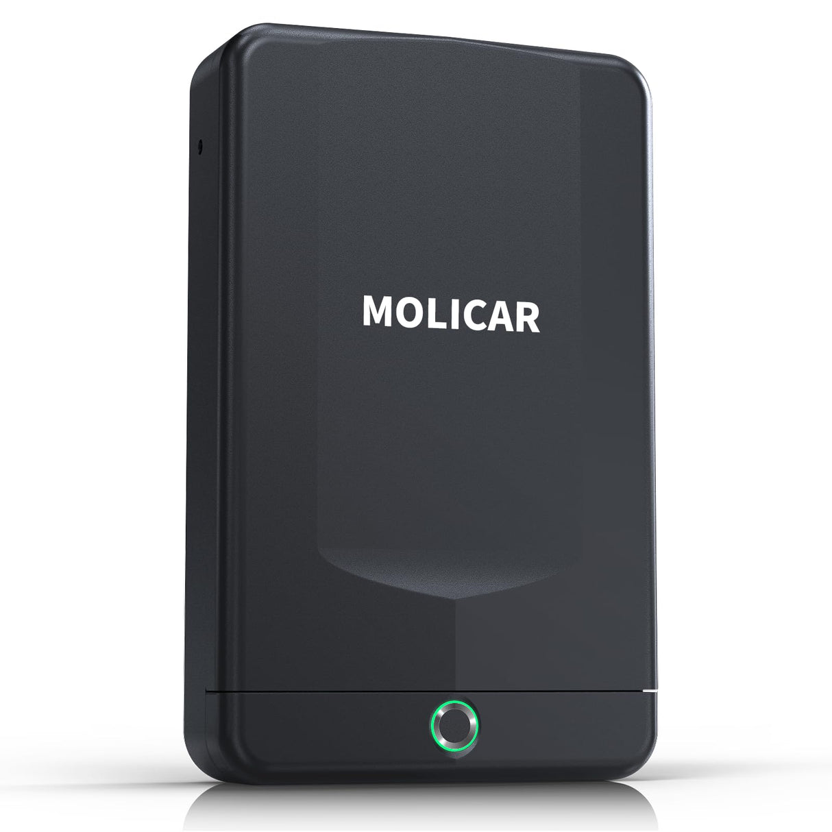 MOLICAR Car Gun Safe, Small Biometric Gun Safe for Handgun, Portable Fingerprint Quick Access Pistol Safe, Gun Lock Box for Car Under Seat Nightstand MOLICAR