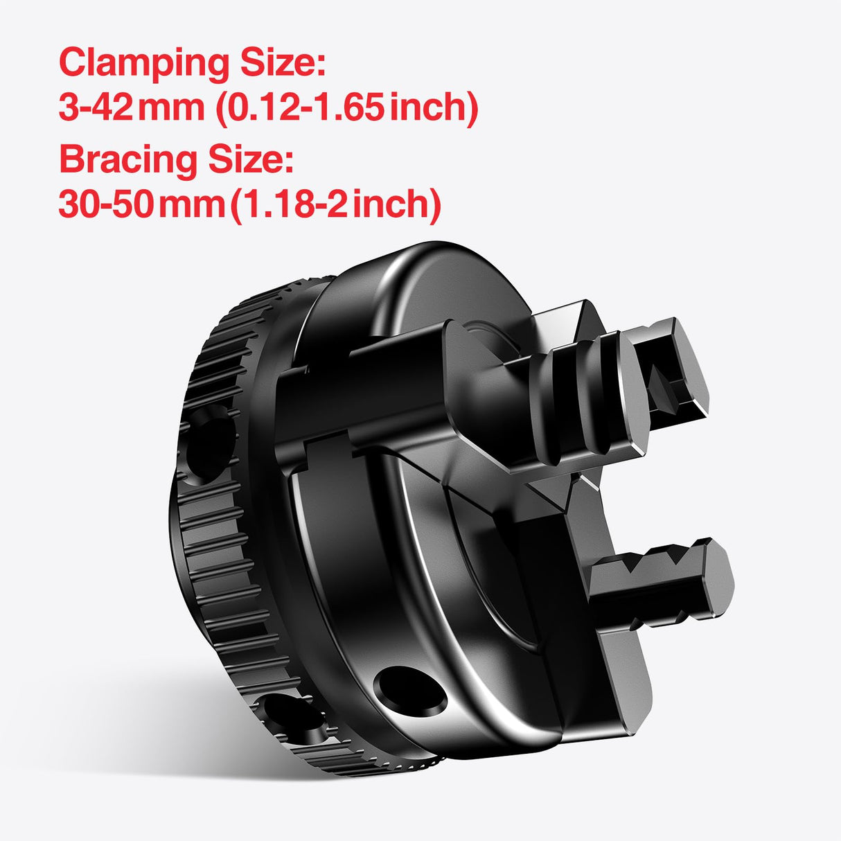 ArtyMaster 2 inch Mini 3-Jaw Self-center woodworking chuck. M18X1.5mm Thread and 0.4 inch connector Mini lathe Chuck ARTYMASTER