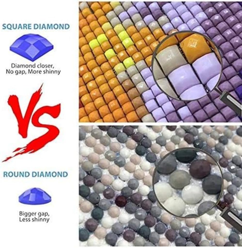 ZSHMMY DIY 5D Diamond Painting Kits for Adults Full Drill Diamond Painting Supernatural Tv Show Drama Fantasy Movie for Home Wall Decor (16x20 inch), Clear ZSHMMY