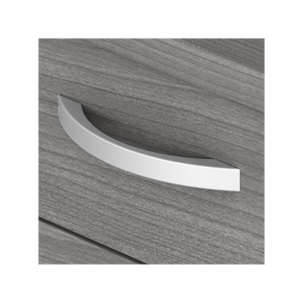 Bush Business Furniture Studio C Office Storage Cabinet with Drawers and Shelves, Platinum Gray (SCF130PGSU) Bush Business Furniture