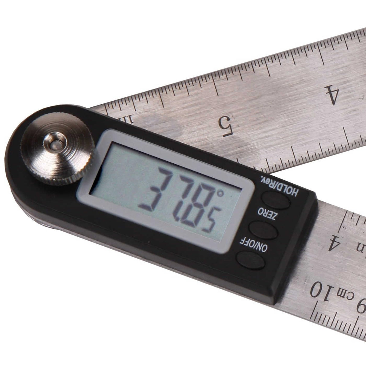 iGaging Digital Protractor with 7" and 4" Stainless Steel Bladed iGaging