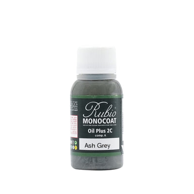 Rubio Monocoat Oil Plus 2C-A Sample Wood Stain Ash Grey 20ml