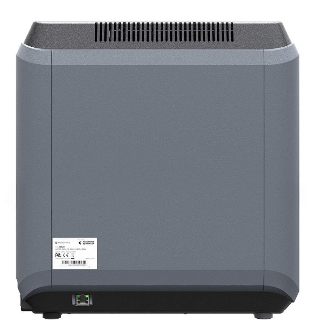 Monoprice Voxel 3D Printer - Fully Enclosed with Removable Heated Build Plate (150 x 150 x 150 mm) Touch Screen, 8GB And Wi-Fi, Black/Gray, Large Monoprice