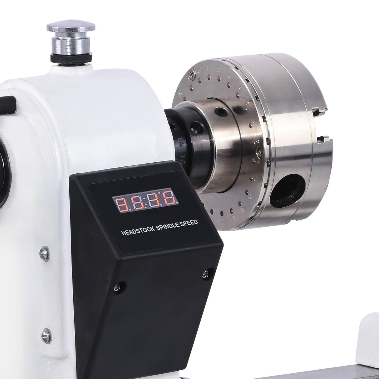 CXRCY 12" x 18" Wood Lathe, Powerful Benchtop Wood Lathe Machine 3/4 HP Infinitely Variable Speed 650-3800 RPM with Lathe Belt & Goggle for Woodworking, Woodturning (Model:WL460-12VF) CXRCY