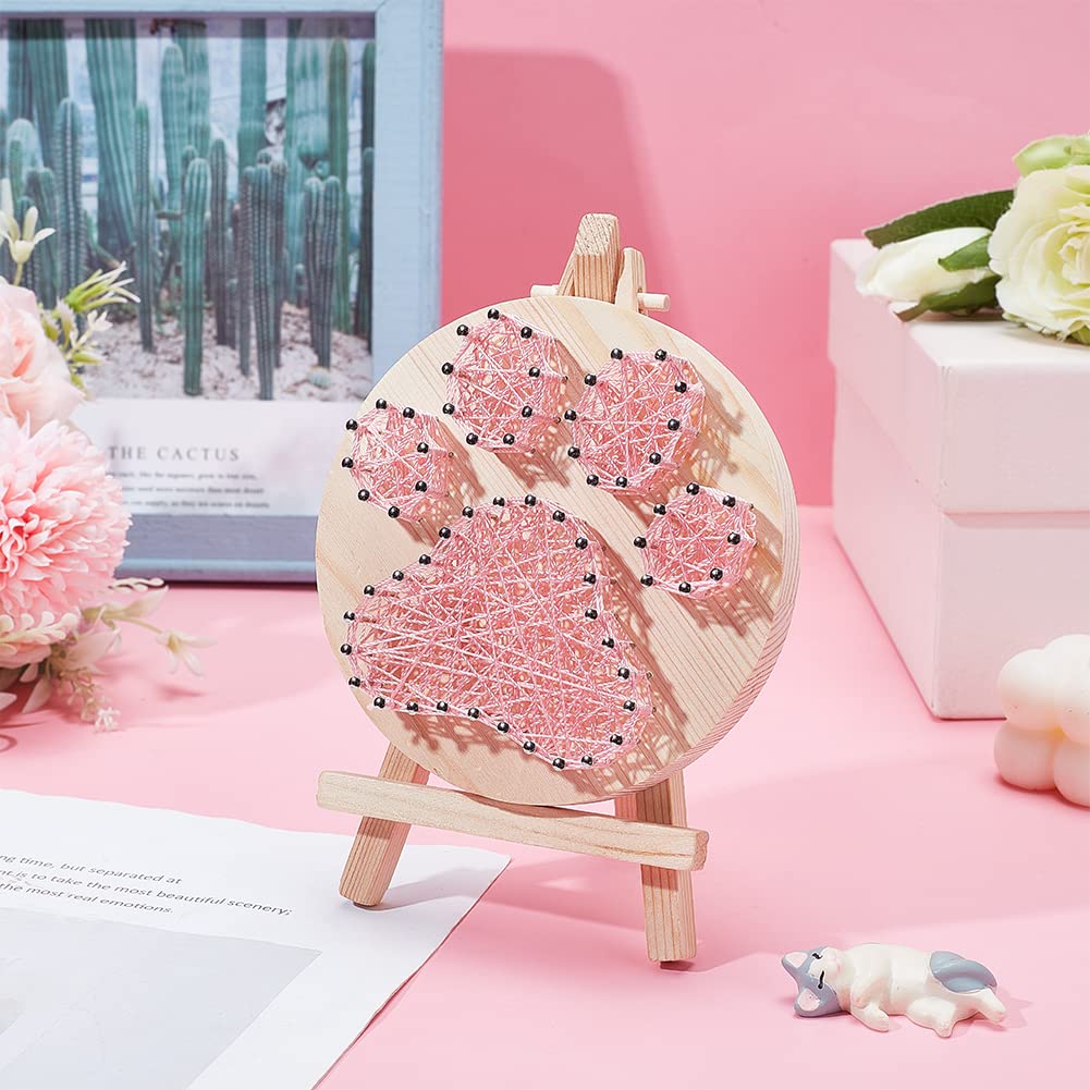 WEBEEDY Paw String Art Kits DIY Craft Kit Art Craft Set for Beginners Home Wall Decoration Crafts Kits for Adults Art Supplies Christmas String Winding Wall Art Gift WEBEEDY