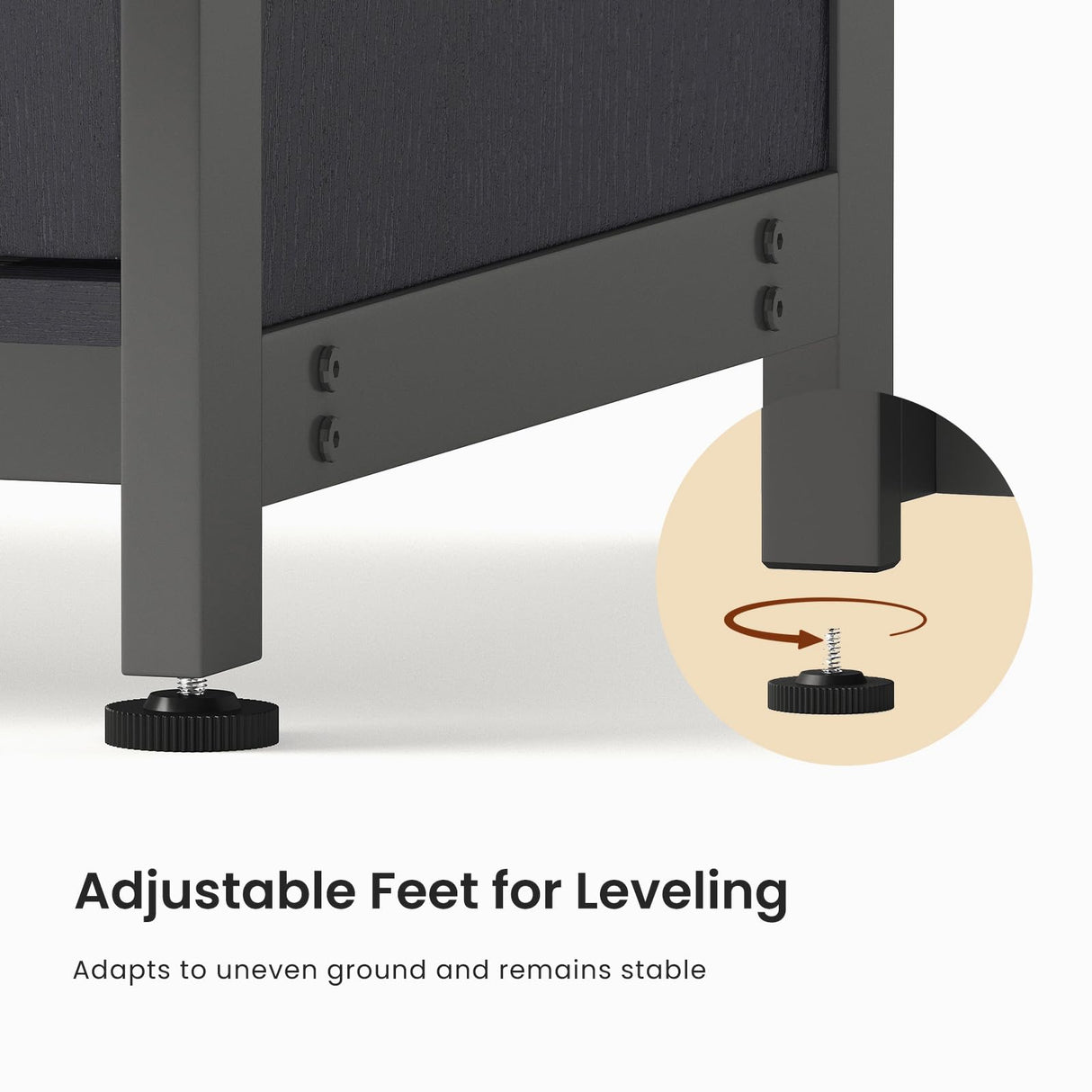 Tatub 75-90 Gallon Fish Tank Stand with Cabinet, Heavy Duty Metal Large Aquarium Stand for Accessories Storage, Reptile Tank Turtle Terrariums Table, 1000+ LBS Capacity, 58.9"x19.7"x32.6" H, New Black Tatub