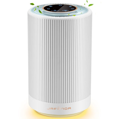 Jafanda Air Purifiers for Home bedroom, True HEPA 13 Coverage 450 sqft, 23 dB Air cleaner with Brushless Motor, Effectively Remove Pollen Dust and Odor to Prevent Seasonal Air Diseases, Night Light