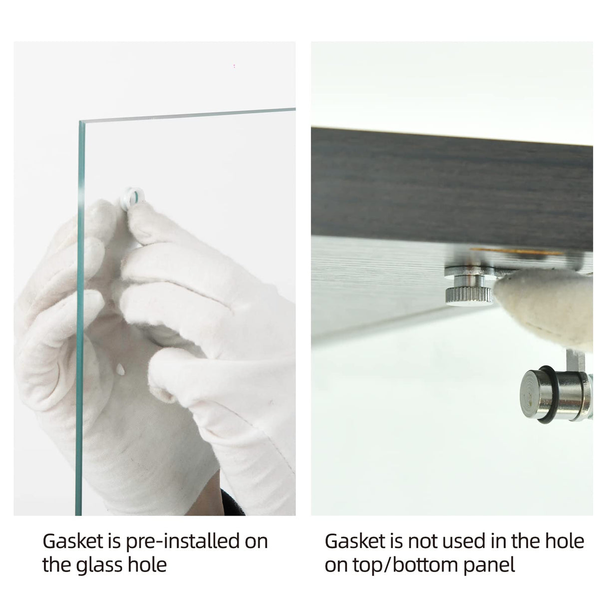 Lighted Curio Cabinets,Glass Display Cabinet with LED Lights/Lock/Single White Corner Cabinet Rectangular 65”x 17”x 14.5”,Easy Assemble YiaFurio