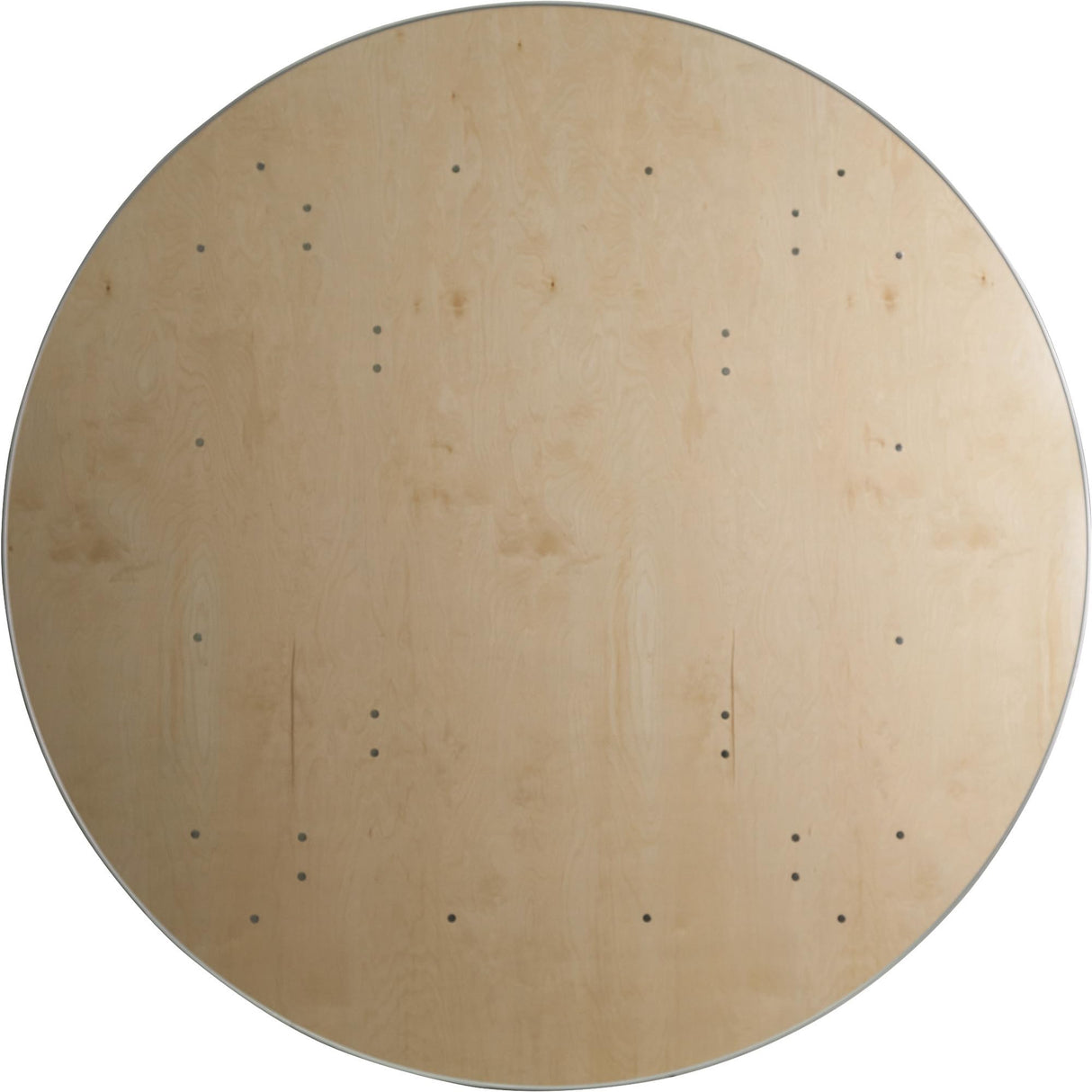 Flash Furniture 6-Foot Round HEAVY DUTY Birchwood Folding Banquet Table with METAL Edges Flash Furniture