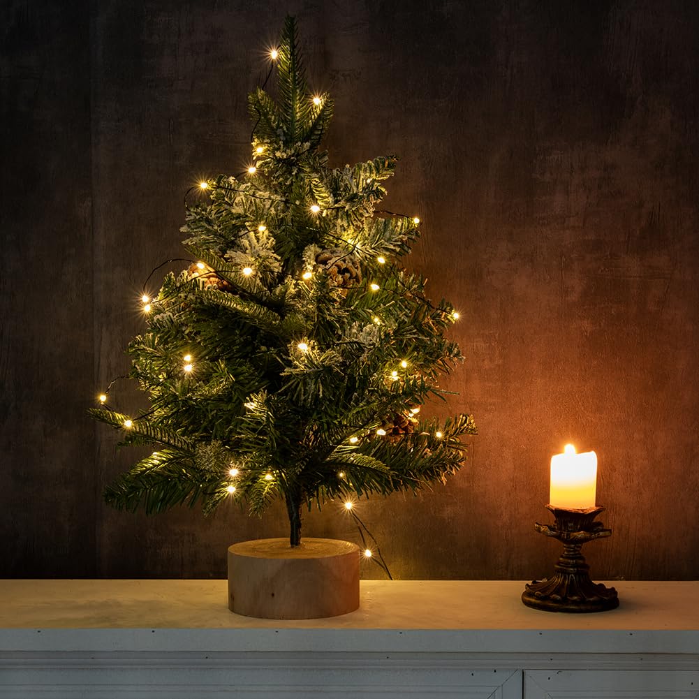 ZELUXDOT Fairy Lights Plug in,660FT 2000 LEDs Waterproof String Lights,Green Copper Wire,LED Lights Stirp with Remote 8Modes for Indoor Outdoor Christmas Wedding Birthday Patio Garden Decor,Warm White ZELUXDOT