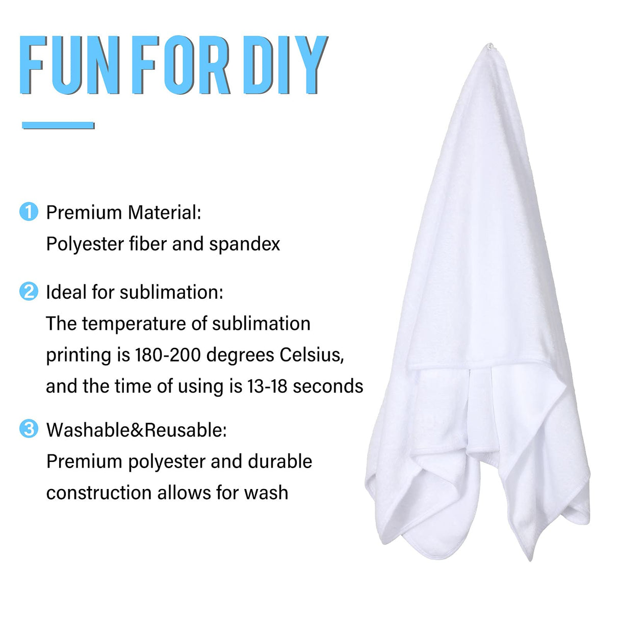 Macarrie 2 Pieces Sublimation Blanket Sublimation Baby Blank Blanket Newborn Swaddle Infant Blanket Receiving Blanket Fuzzy Swaddle Blanket for Baby Travel DIY Backdrop (30 x 40 Inch) Macarrie