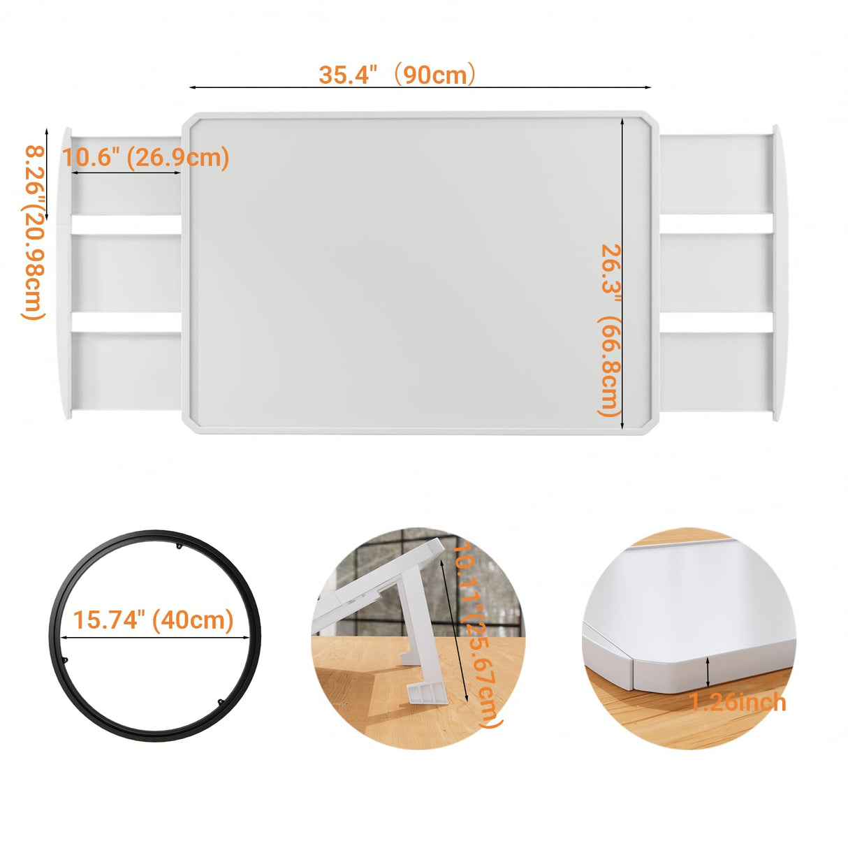 1500 Pieces Rotating Puzzle Board with 6 Drawers and Cover 35"x26"Portable Spinning Plastic with Rotating & Tilting Jigsaw Puzzle Table for Adults Gift for mom